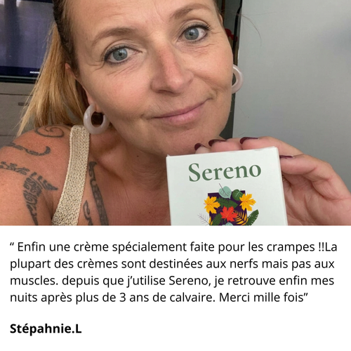 Sereno – Soulagez vos crampes nocturnes naturellement, dès les premières application