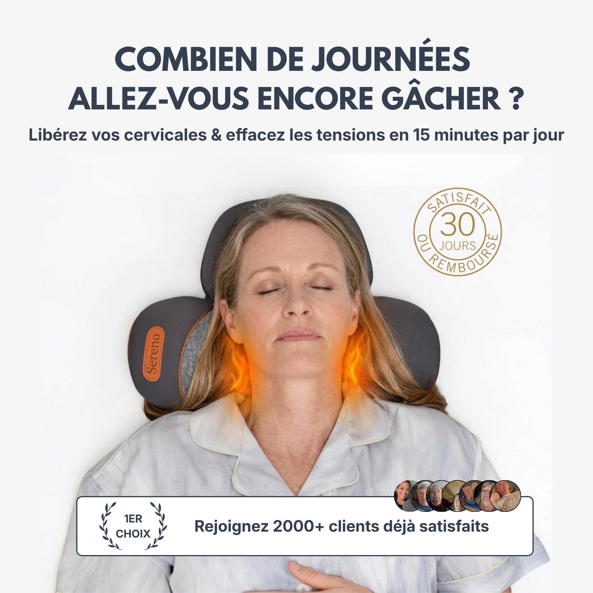 Nuqo - Masseur Cervical 3 en 1